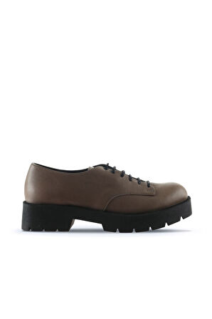 Bueno Shoes Gri Deri Kadın Klasik Ayakkabı 01wt2500