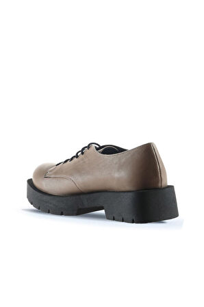 Bueno Shoes Gri Deri Kadın Klasik Ayakkabı 01wt2500