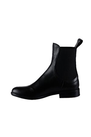 Bueno Shoes Siyah Deri Kadın Düz Bot 01wt2602