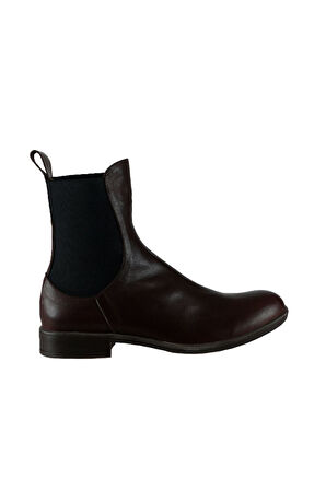 Bueno Shoes Kahverengi Deri Kadın Düz Bot 01wt2602