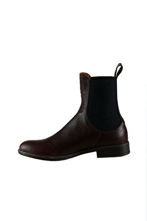 Bueno Shoes Kahverengi Deri Kadın Düz Bot 01wt2602