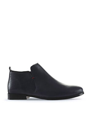 Bueno Shoes Lacivert Deri Kadın Düz Bot 01wt2803