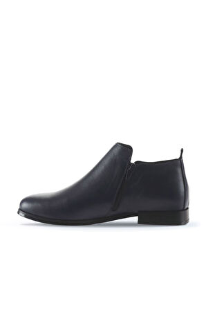 Bueno Shoes Lacivert Deri Kadın Düz Bot 01wt2803