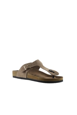 Bueno Shoes Kum Nubuk Deri Erkek Parmak Arası Terlik 05mt101