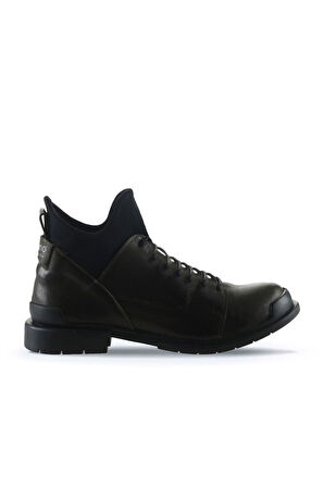 Bueno Shoes Haki Deri Kadın Düz Bot 01wp7701