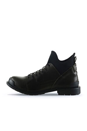 Bueno Shoes Haki Deri Kadın Düz Bot 01wp7701