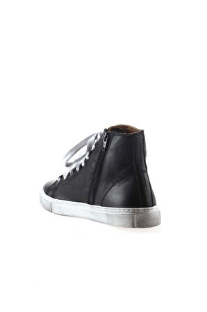 Bueno Shoes Siyah Deri Kadın Spor Bot 01wr1814