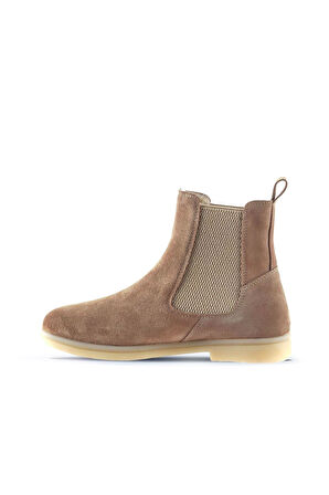 Bueno Shoes Pudra Süet Kadın Düz Bot 01wt3300