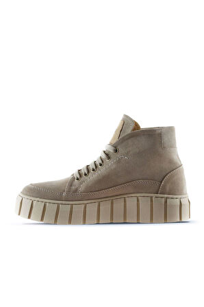 Bueno Shoes Bej Süet Kadın Spor Bot 01wt3400