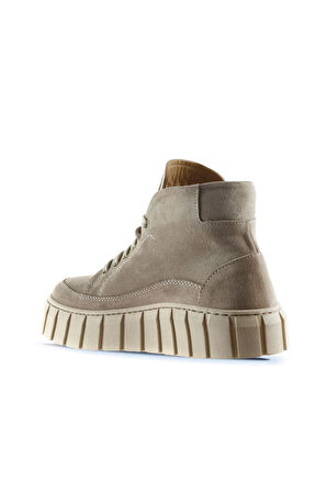Bueno Shoes Bej Süet Kadın Spor Bot 01wt3400