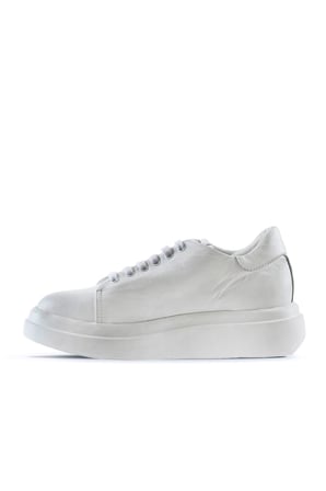 Bueno Shoes Beyaz Deri Kadın Spor Ayakkabı 01wt4700