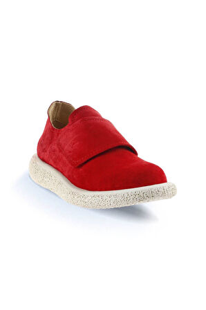 Bueno Shoes Kırmızı Süet Kadın Düz Ayakkabı 01wu8903