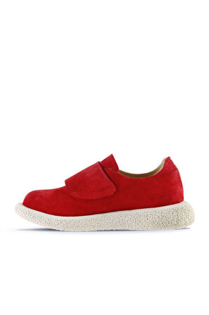 Bueno Shoes Kırmızı Süet Kadın Düz Ayakkabı 01wu8903