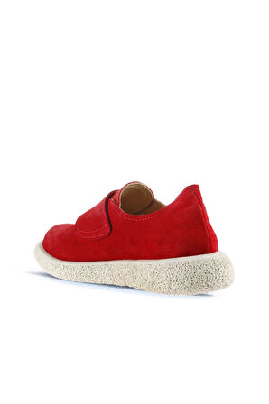Bueno Shoes Kırmızı Süet Kadın Düz Ayakkabı 01wu8903