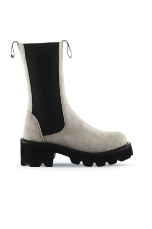 Bueno Shoes Bej Süet Kadın Topuklu Bot 01wt1703