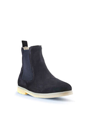 Bueno Shoes Lacivert Süet Kadın Düz Bot 01wt3300