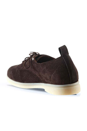 Bueno Shoes Vizon Koyu Süet Kadın Az Topuklu Ayakkabı 01wt3313