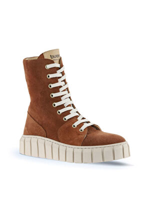 Bueno Shoes Taba Süet Kadın Düz Bot 01wt3404