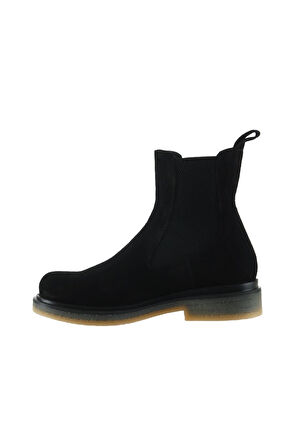 Bueno Shoes Siyah Süet Kadın Düz Bot 01wt3101