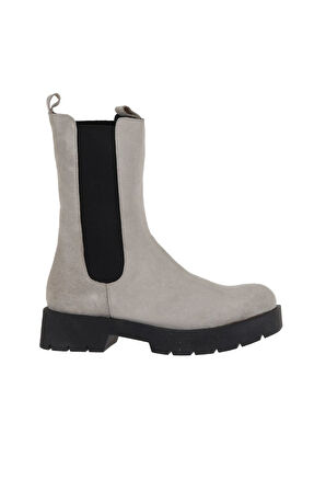 Bueno Shoes Bej Süet Kadın Düz Bot 01wt2516