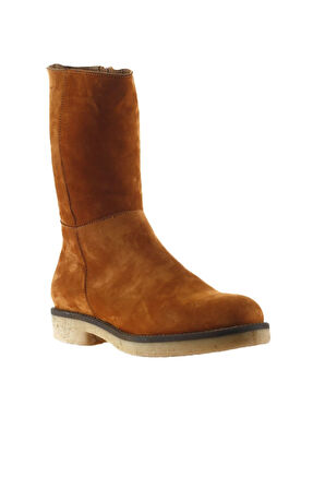 Bueno Shoes Taba Nubuk Kadın Düz Bot 01wt6201