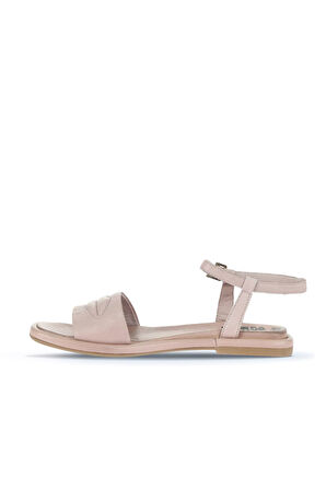 Bueno Shoes Gül Kurusu Deri Kadın Sandalet 01wu4110