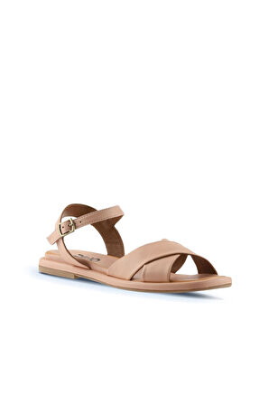 Bueno Shoes Pudra Deri Kadın Sandalet 01wu4118