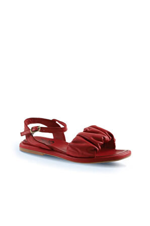 Bueno Shoes Kırmızı Deri Kadın Sandalet 01wu4121
