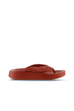 Bueno Shoes Mercan Deri Kadın Parmak Arası Terlik 01wu4615