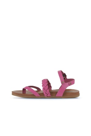 Bueno Shoes Fuşya Deri Kadın Parmak Arası Sandalet 01wu4201
