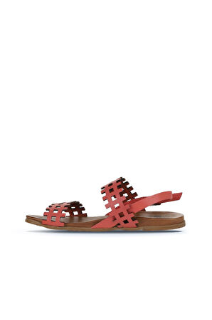Bueno Shoes Mercan Deri Kadın Düz Sandalet 01wu4242