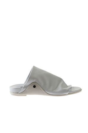 Bueno Shoes Beyaz Deri Kadın Düz Terlik 01wu7602