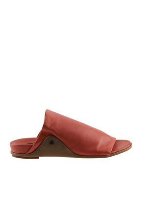 Bueno Shoes Mercan Deri Kadın Düz Terlik 01wu7602