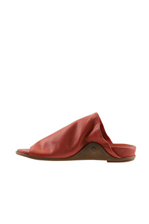 Bueno Shoes Mercan Deri Kadın Düz Terlik 01wu7602