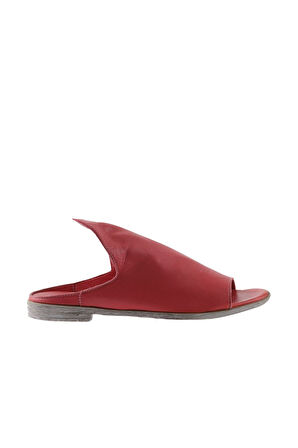 Bueno Shoes Fuşya Deri Kadın Düz Terlik 01wn5019