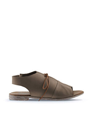 Bueno Shoes Gümüş Deri Kadın Sandalet 01ws2510