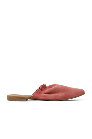 Bueno Shoes Nar Çiçeği Süet Kadın Düz Terlik 01wu7704