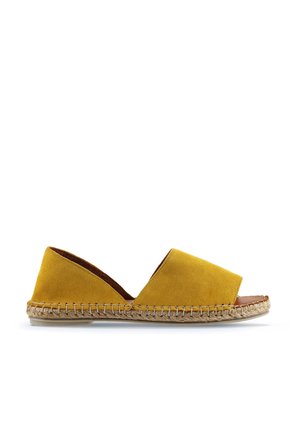 Sarı Süet Kadın Espadril Ayakkabı