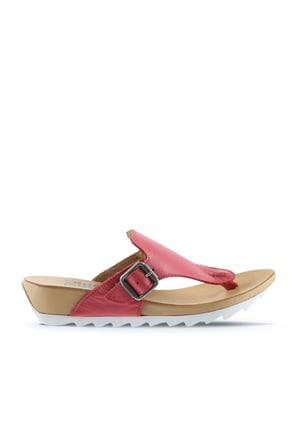 Bueno Shoes Fuşya Deri Kadın Parmak Arası Terlik 01we0604