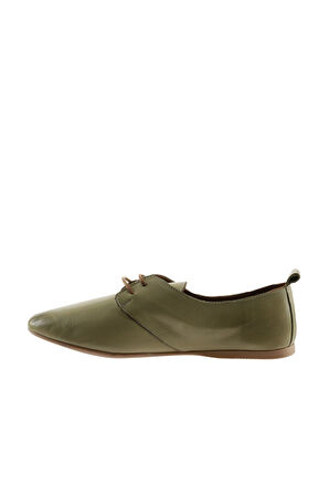Bueno Shoes Haki Deri Kadın Günlük Ayakkabı 01wj2123