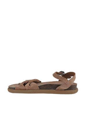 Bueno Shoes Pudra Süet Kadın Sandalet 01wu4728