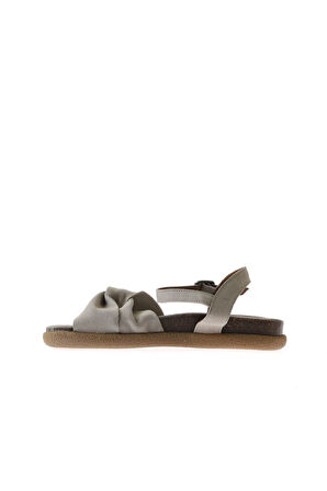 Bueno Shoes Bej Süet Kadın Sandalet 01wu4728