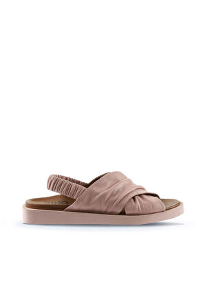 Bueno Shoes Gül Kurusu Deri Kadın Sandalet 01wu3309