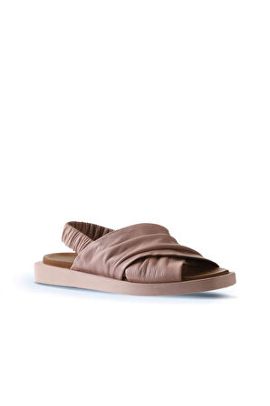 Bueno Shoes Gül Kurusu Deri Kadın Sandalet 01wu3309