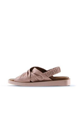 Bueno Shoes Gül Kurusu Deri Kadın Sandalet 01wu3309