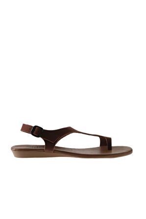 Bueno Shoes Kahverengi Nubuk Kadın Sandalet 01wu7475
