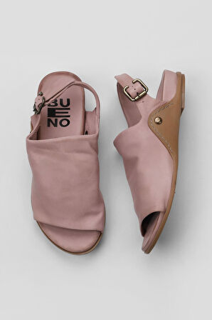 Bueno Shoes Gül Kurusu Deri Kadın Sandalet 01wu7603