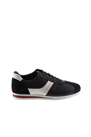 Bueno Shoes Lacivert Süet-atlas Deri Erkek Spor Ayakkabı 07m8250