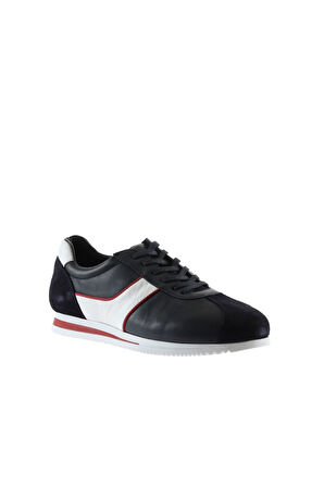 Bueno Shoes Lacivert Süet-atlas Deri Erkek Spor Ayakkabı 07m8250