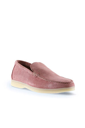 Bueno Shoes Pembe Süet Kadın Loafer 05ws102